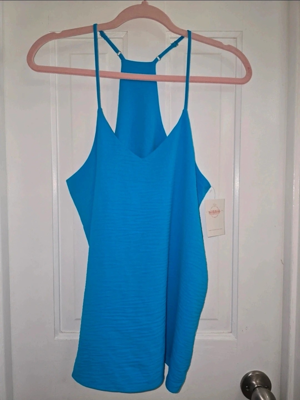 Zenana Outfitters Bright Turquoise Racerback Cami